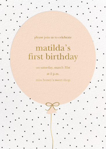 Pink Balloon by Sugar Paper