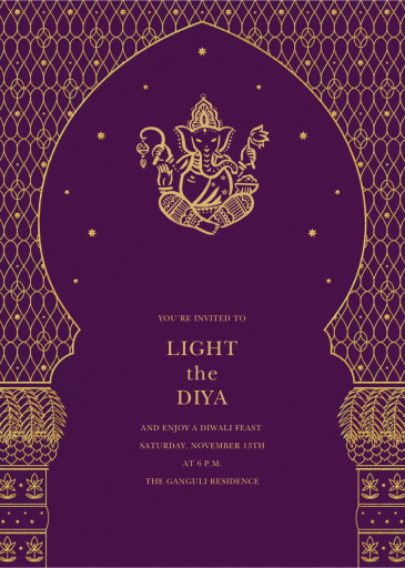 Vinayaka - Diwali Invitation by Paperless Post