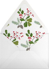 Holiday Brunch Birds - Crate & Barrel Envelope