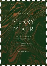 Marble Mirage - Christmas Party Invitation by Paperless Post