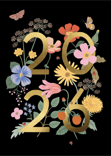 Strawberry Fields New Year - New Year's Card by Rifle Paper Co.