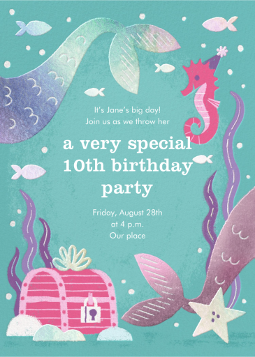 Under the Sea - Birthday Invitation by Paperless Post