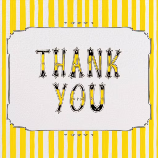 Cirque Thanks - Thank You Card by Paperless Post