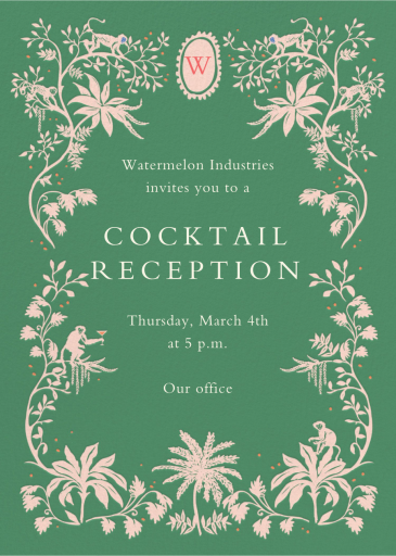 Summer Night's Dream - Cocktail Party Invitation by Cheree Berry Paper & Design