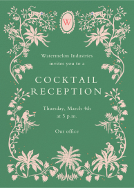 Summer Night's Dream - Cocktail Party Invitation by Cheree Berry Paper & Design