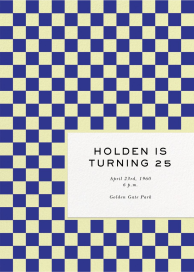 Checked - Birthday Invitation by Paperless Post