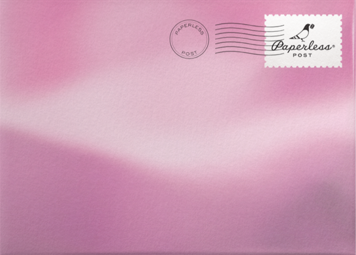 Looking Forward - Paperless Post Envelope