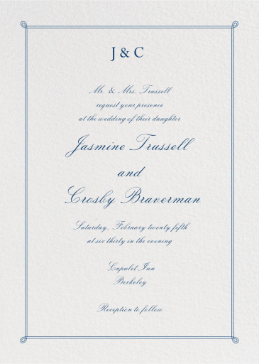 Double Loop Frame Tall - Birthday Invitation by Paperless Post