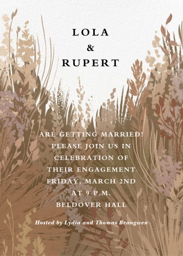 Pampas Grass by Paperless Post