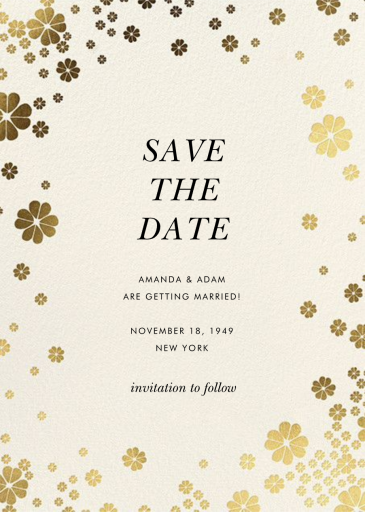 Clover and Over - Save the Date by kate spade new york