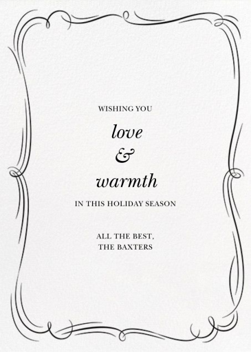 Plume - Photo - Holiday Card by Paperless Post - Back