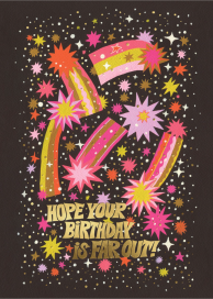 Comets (Krista Perry) - Birthday Card by Red Cap Cards