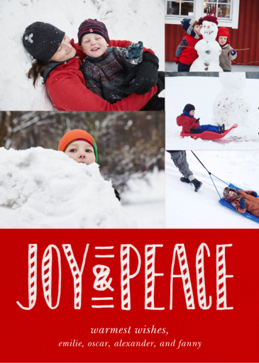 Joy and Candy Canes - Christmas Card by Paperless Post