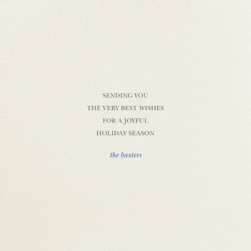 South Pole Sledders (Greeting) - Holiday Card by Felix Doolittle - Back