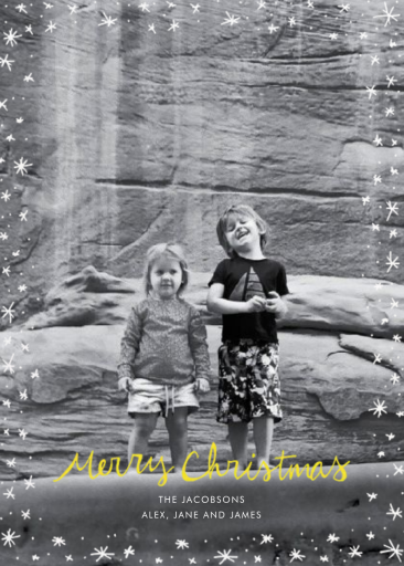 Holiday Wink - Holiday Card by Linda and Harriett