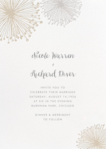 Dandelion - Wedding Invitation by Paperless Post