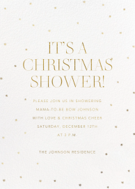 Tiny Snowflakes - Baby Shower Invitation by Sugar Paper