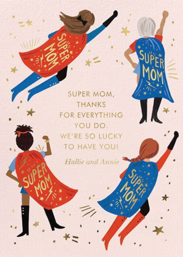 Soaring Super Moms - Mother's Day Card by Rifle Paper Co.