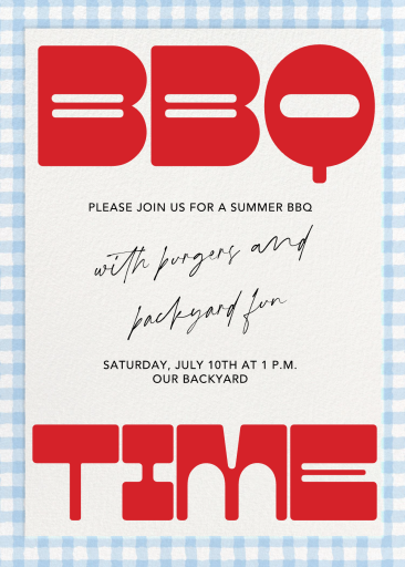 BBQ Nuptials - Summer Party Invitation by Paperless Post