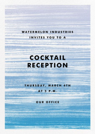 Gradient Messy Strokes - Cocktail Party Invitation by Paperless Post