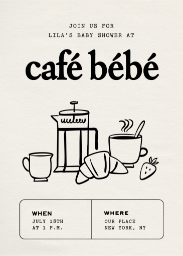 Cafe Vibes by Paperless Post