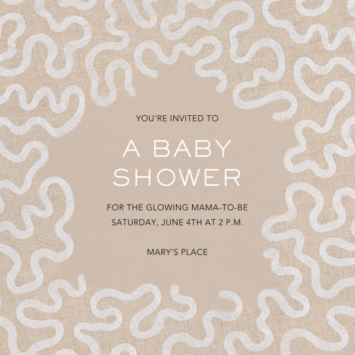 Movement - Baby Shower Invitation by Schumacher