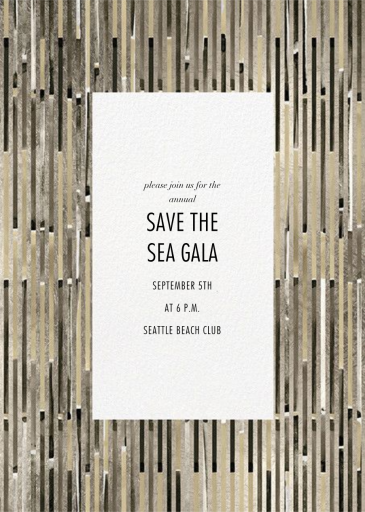 Paradigm - Gala Invitation by Kelly Wearstler