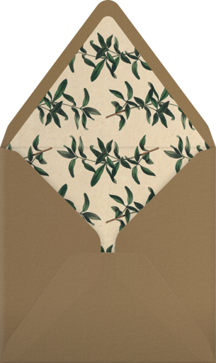 Camellia (Invitation) - John Derian Envelope