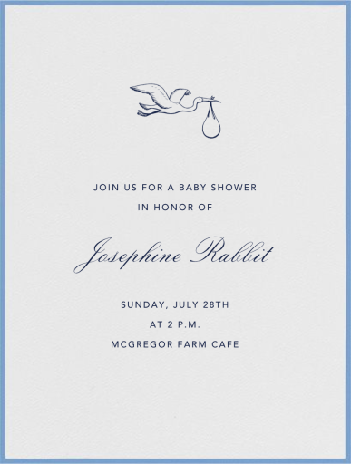 Marylebone Nursery - Baby Shower Invitation by Paperless Post