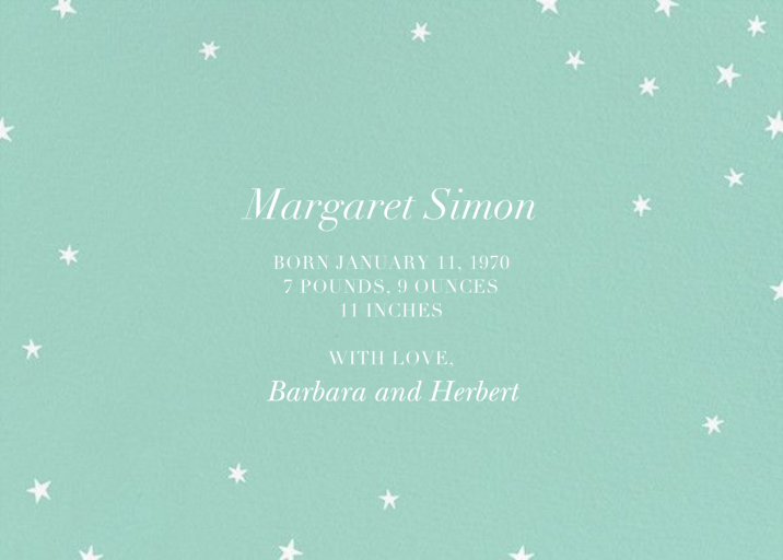 Nightly Photo - Announcement by Paperless Post - Back