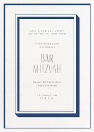 Gravitas - Bar & Bat Mitzvah Invitation by Paperless Post