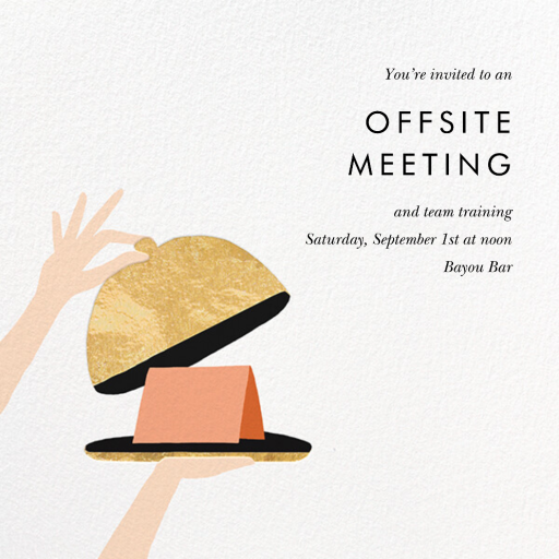 Cloche - Networking Event Invitation by Rifle Paper Co.