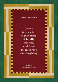 Milla - Thanksgiving Invitation by Lisa Corti