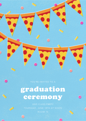 Five Easy Pizzas - Celebration Invitation by Paperless Post