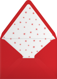 Retro Devil Deviled Egg Invitation Envelope