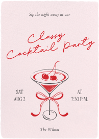 Cherry on Top - Cocktail Party Invitation by Paperless Post