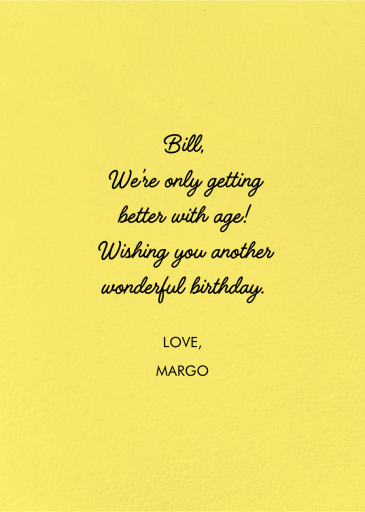 Birthday Shell (Cynthia Kittler) by Wrap - Back