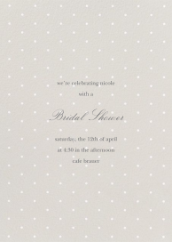 Swiss Dot Shower by Sugar Paper