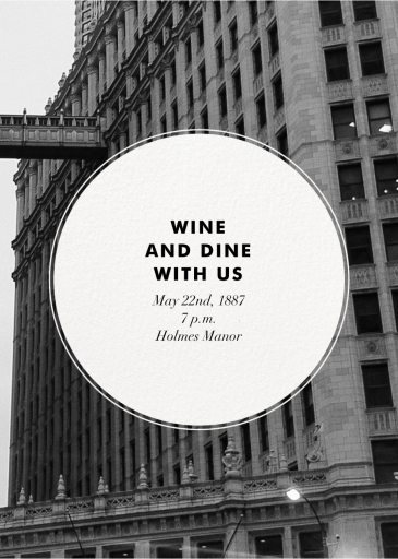 Orbit - Dinner Party Invitation by Paperless Post