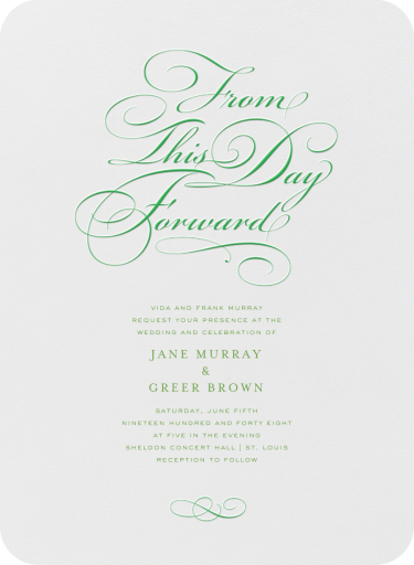 From This Day Forward by Crane & Co.