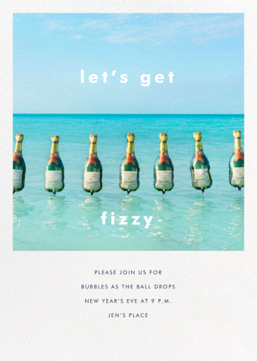 Champagne Float - Invitation by Gray Malin