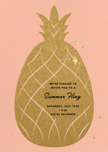 Go Ananas - Summer Party Invitation by Paperless Post