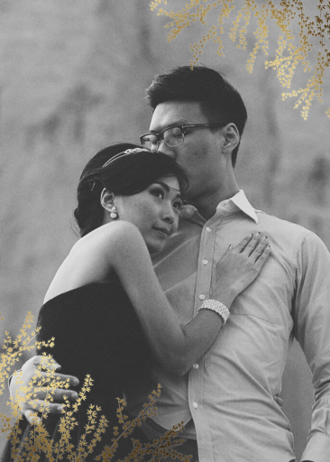 Forsythia Photo - Wedding Invitation de Paperless Post