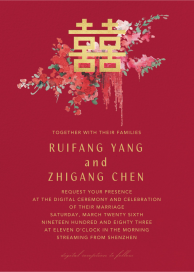 Cascading Florals by Paperless Post