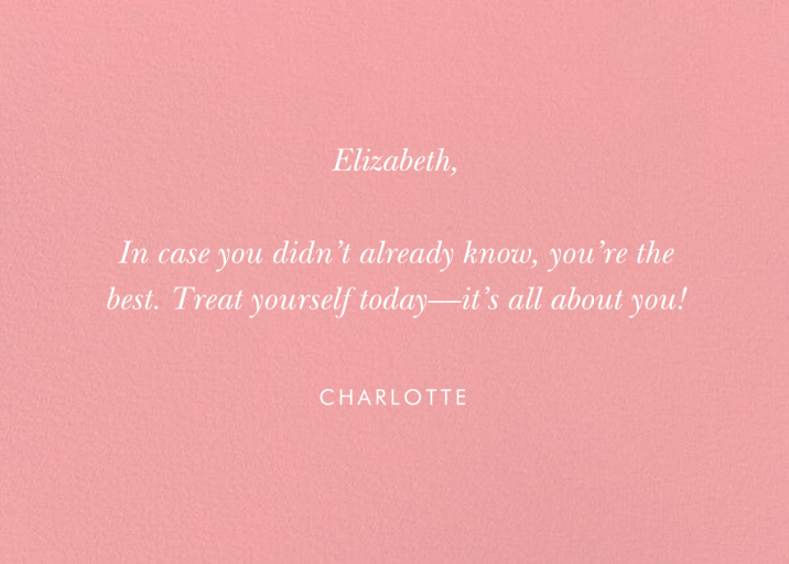 Wildwood Galentine's Day Galentine's Day card by Rifle Paper Co. - Back