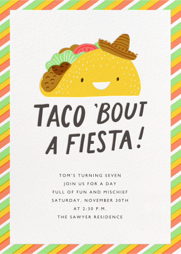 Taco the Town - Invitation by Hello!Lucky