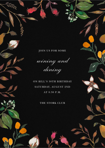 Harvest Market - Invitation by Happy Menocal