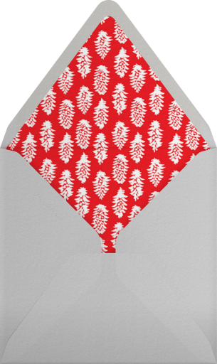 Cursive Holidays - Linda and Harriett Envelope