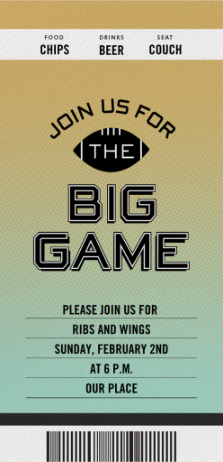 Hot Ticket - Sports Invitation by Paperless Post