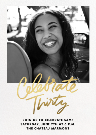 Spotlight Photo - Birthday Invitation by Cheree Berry Paper & Design